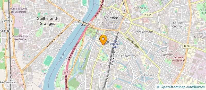 localisation de l'entreprise MADAME MORGANE FAURE  VALENCE