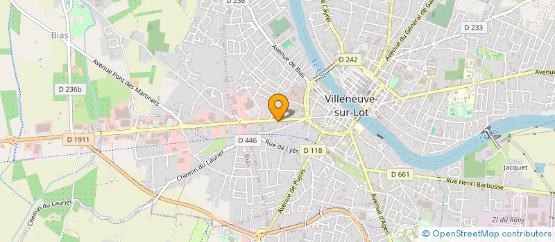 localisation de l'entreprise MADAME MORGANE FERKAL  VILLENEUVE-SUR-LOT