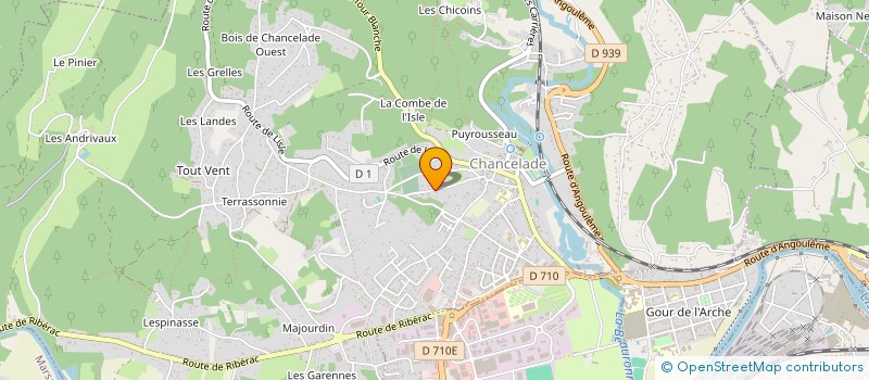 localisation de l'entreprise MADAME MORGANE FERON  CHANCELADE