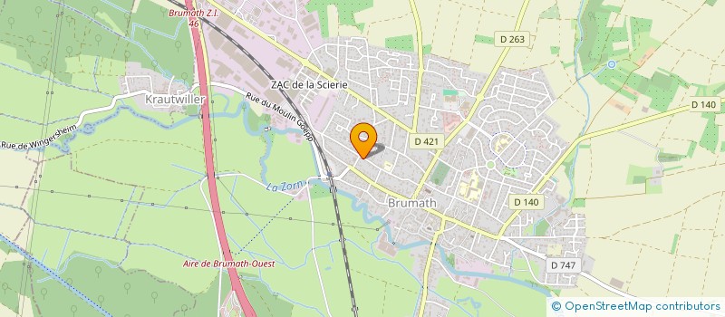 localisation de l'entreprise MADAME MORGANE FESSLER  BRUMATH