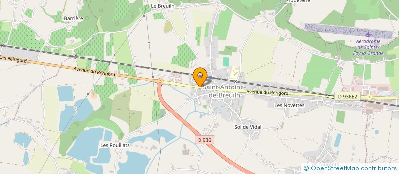 localisation de l'entreprise MADAME MORGANE FIN  SAINT-ANTOINE-DE-BREUILH