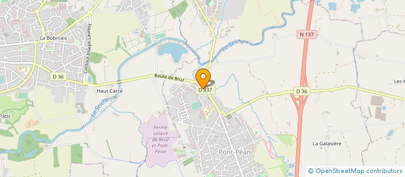 localisation de l'entreprise MADAME MORGANE FIUZA  PONT-PEAN