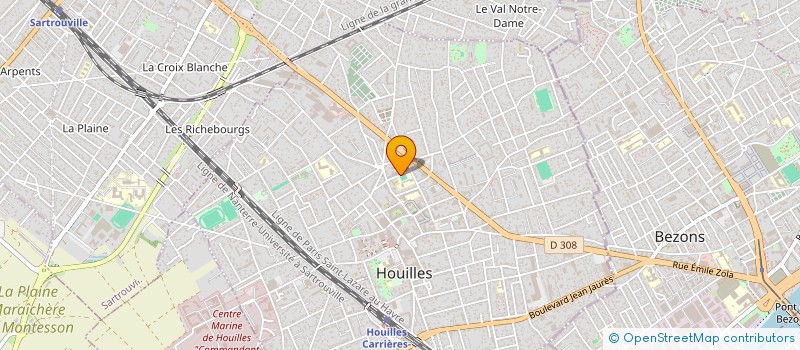 localisation de l'entreprise MADAME MORGANE FLOCH  HOUILLES