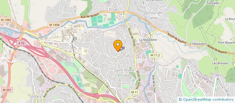 localisation de l'entreprise MADAME MORGANE FOLLIERO  SAINT-PRIEST-EN-JAREZ