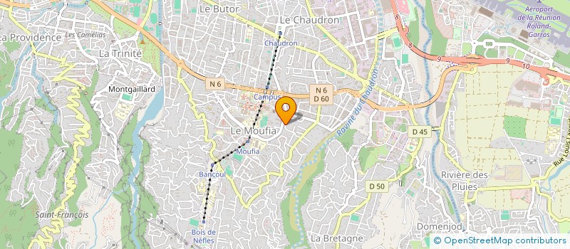 localisation de l'entreprise MADAME MORGANE FONTAINE à SAINT-DENIS