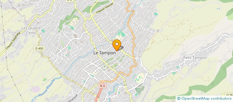 localisation de l'entreprise MADAME MORGANE FONTAINE  LE TAMPON