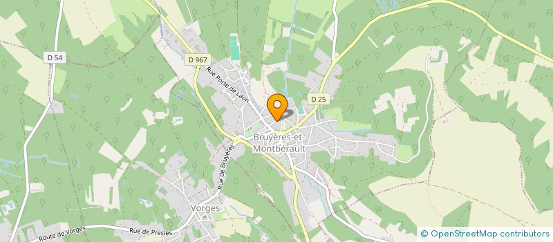 localisation de l'entreprise MADAME MORGANE FOSSARD à BRUYERES-ET-MONTBERAULT