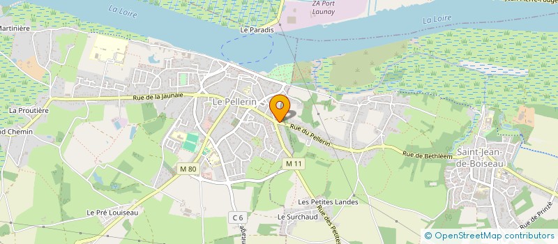 localisation de l'entreprise MADAME MORGANE FOUILLEN  LE PELLERIN