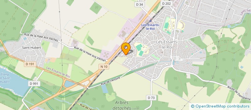 localisation de l'entreprise MADAME MORGANE FOURNIER  LES ESSARTS-LE-ROI