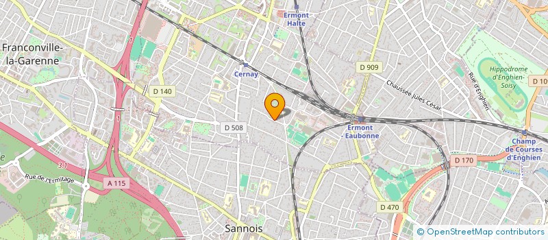 localisation de l'entreprise MADAME MORGANE FRANCOIS  ERMONT