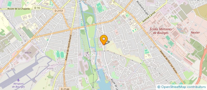 localisation de l'entreprise MADAME MORGANE FRESNEAU  BOURGES