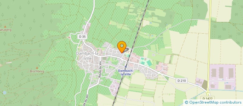 localisation de l'entreprise MADAME MORGANE FREY  DAMBACH-LA-VILLE