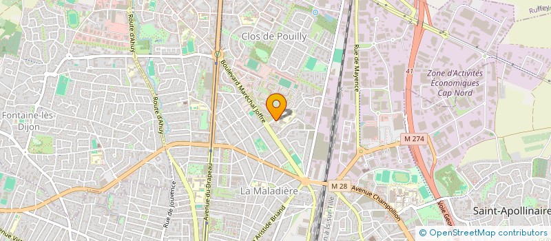 localisation de l'entreprise MADAME MORGANE FUMEY  DIJON