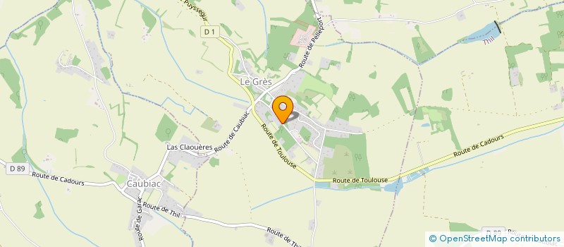 localisation de l'entreprise MADAME MORGANE GALOPIN  LE GRES