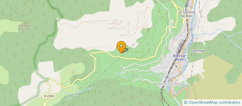 localisation de l'entreprise MADAME MORGANE GANAULT  BREIL-SUR-ROYA