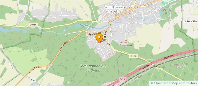 localisation de l'entreprise MADAME MORGANE GANDRILLON  SAINT-ARNOULT-EN-YVELINES