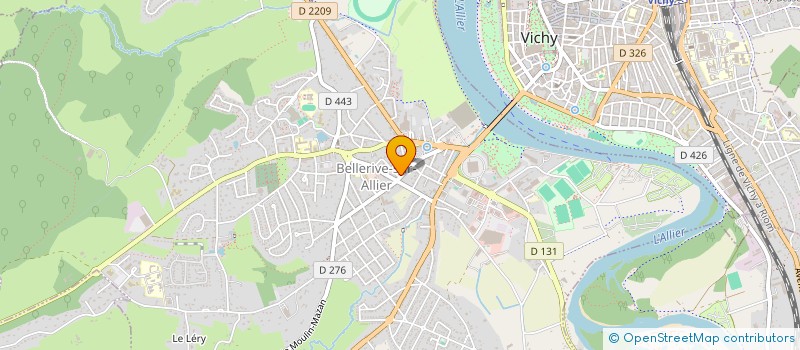 localisation de l'entreprise MADAME MORGANE GARRUCHO à BELLERIVE-SUR-ALLIER