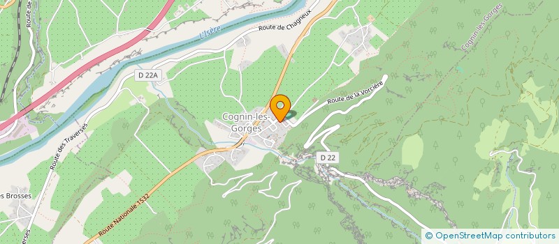 localisation de l'entreprise MADAME MORGANE GAUME  COGNIN-LES-GORGES