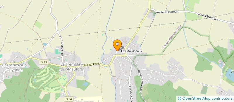 localisation de l'entreprise MADAME MORGANE GAUTHIER  JOUARS-PONTCHARTRAIN