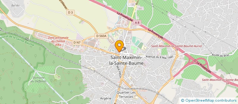 localisation de l'entreprise MADAME MORGANE GAUTIER  SAINT-MAXIMIN-LA-SAINTE-BAUME