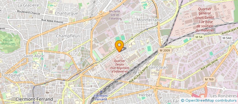 localisation de l'entreprise MADAME MORGANE GENEVIEVE FONCELAS  CLERMONT-FERRAND