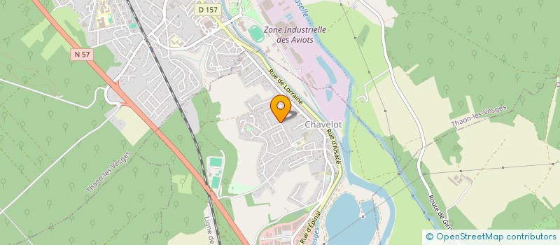 localisation de l'entreprise MADAME MORGANE GERARDIN  CHAVELOT