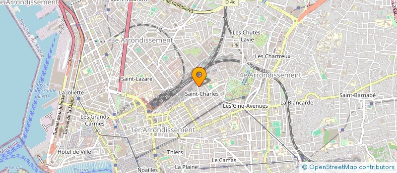 localisation de l'entreprise MADAME MORGANE GERMAIN  MARSEILLE