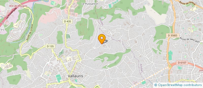 localisation de l'entreprise MADAME MORGANE GIBAULT à VALLAURIS