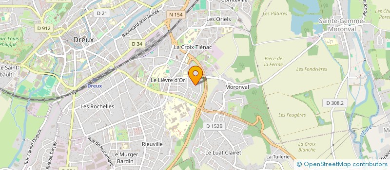 localisation de l'entreprise MADAME MORGANE GICQUEL à DREUX
