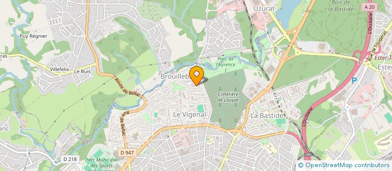 localisation de l'entreprise MADAME MORGANE GIDEL à LIMOGES