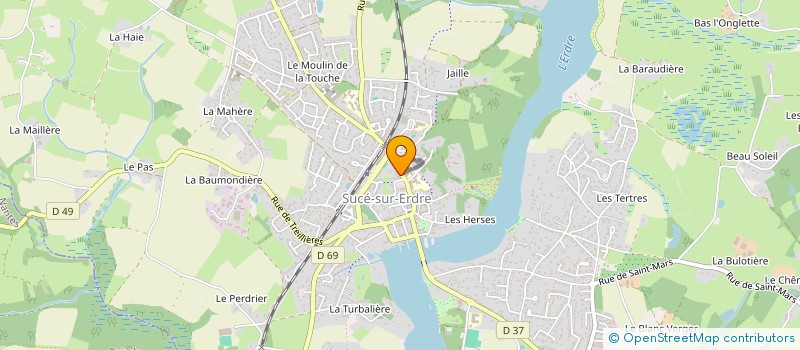 localisation de l'entreprise MADAME MORGANE GILCART  SUCE-SUR-ERDRE