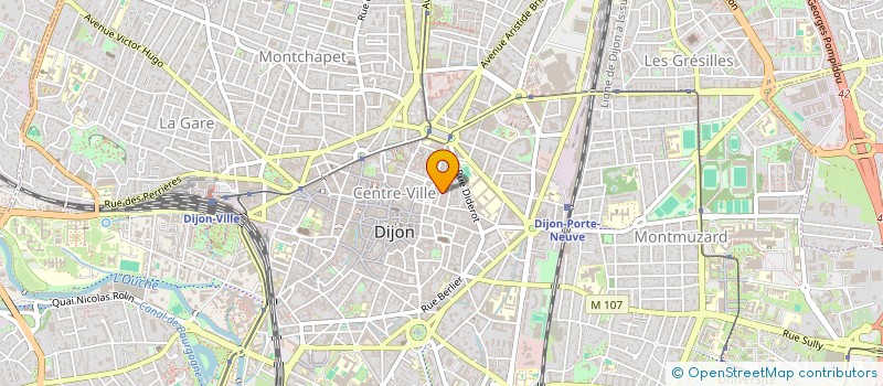 localisation de l'entreprise MADAME MORGANE GILLARD à DIJON