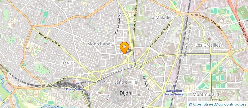 localisation de l'entreprise MADAME MORGANE GIRARDIN à DIJON