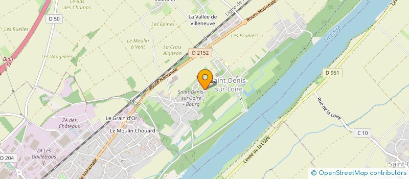 localisation de l'entreprise MADAME MORGANE GIRARDOT  SAINT-DENIS-SUR-LOIRE