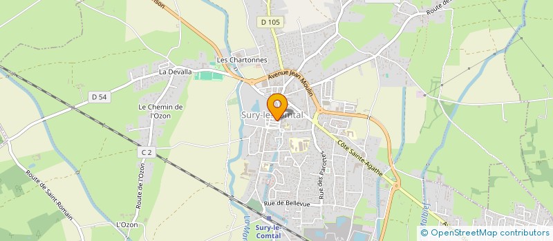 localisation de l'entreprise MADAME MORGANE GIRAUD  SAINT-ROMAIN-LE-PUY