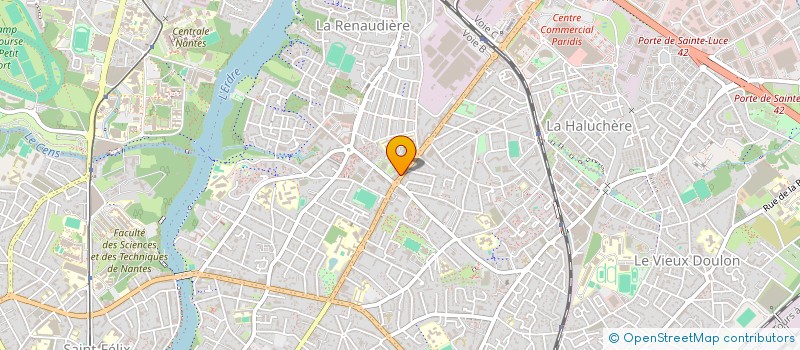 localisation de l'entreprise MADAME MORGANE GIRRES  SAINTE-LUCE-SUR-LOIRE