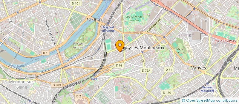 localisation de l'entreprise MADAME MORGANE GLERAND à ISSY-LES-MOULINEAUX