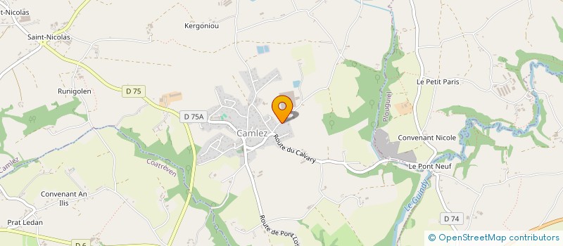 localisation de l'entreprise MADAME MORGANE GOASAMPIS  LANMERIN