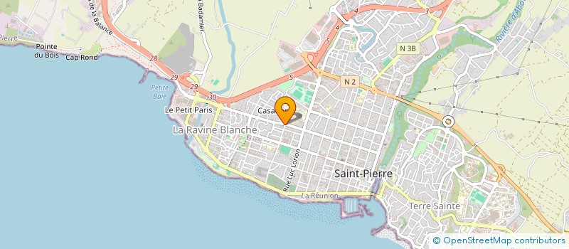 localisation de l'entreprise MADAME MORGANE GODINAUD à SAINT-PIERRE