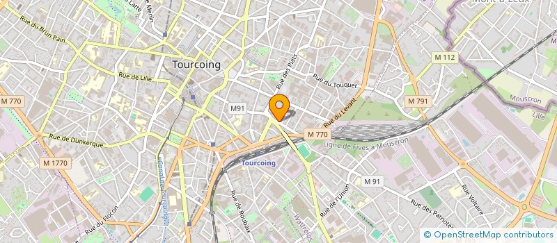 localisation de l'entreprise MADAME MORGANE GODON  TOURCOING