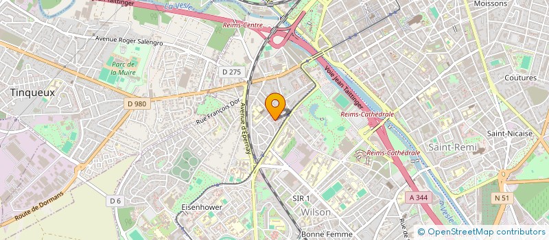 localisation de l'entreprise MADAME MORGANE GONTAREK  REIMS