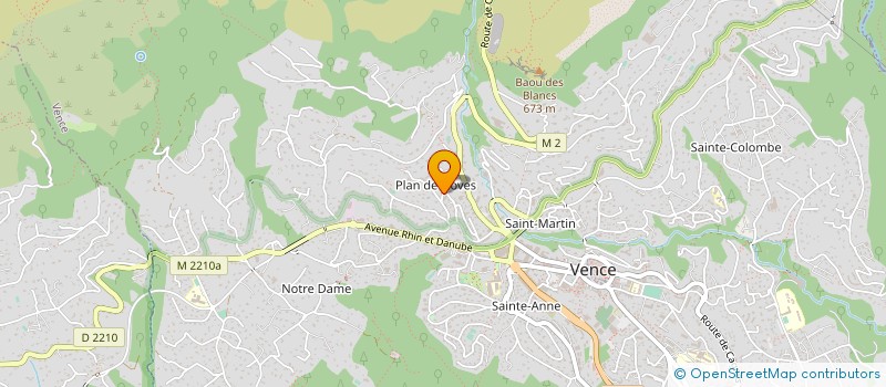 localisation de l'entreprise MADAME MORGANE GOTTSCHALK à VENCE