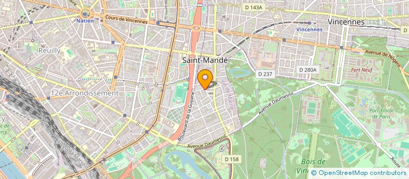 localisation de l'entreprise MADAME MORGANE GRALL à SAINT-MANDE