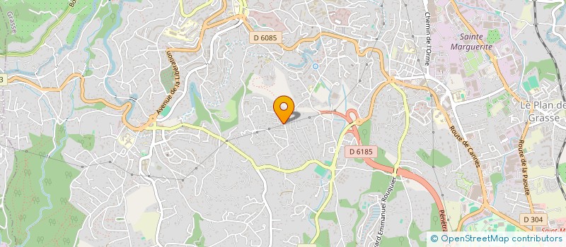 localisation de l'entreprise MADAME MORGANE GREBERT  GRASSE