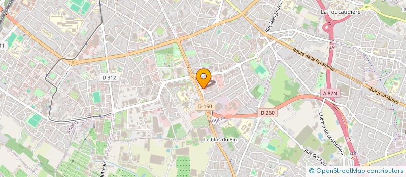 localisation de l'entreprise MADAME MORGANE GUERIN à ANGERS