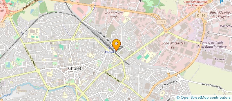 localisation de l'entreprise MADAME MORGANE GUERIN à CHOLET