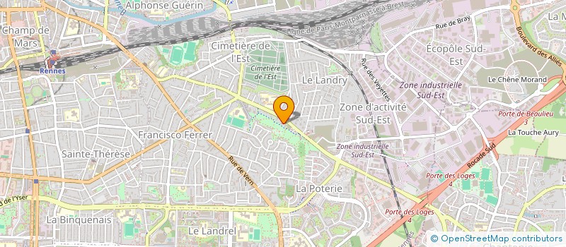 localisation de l'entreprise MADAME MORGANE GUILLET à RENNES