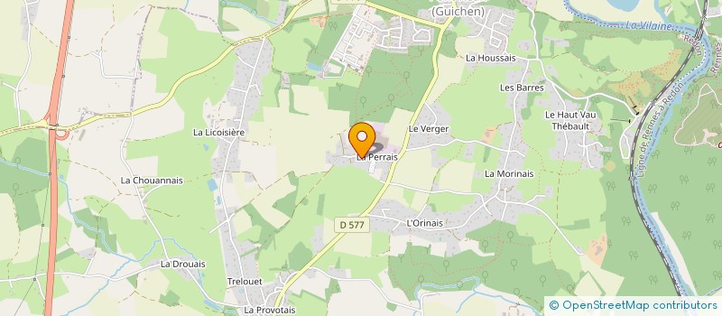 localisation de l'entreprise MADAME MORGANE GUITARD  GUICHEN