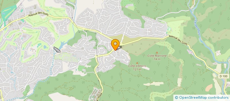 localisation de l'entreprise MADAME MORGANE GUYON  SAINT-RAPHAEL