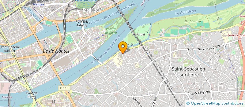 localisation de l'entreprise MADAME MORGANE GUYONVARCH  SAINT-SEBASTIEN-SUR-LOIRE